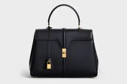 Celine Classique 16 Bag In Satinated Calfskin Black Featured image