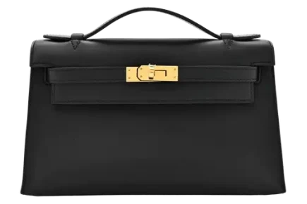 Hermes Kelly Pochette in Swift Black Featured image