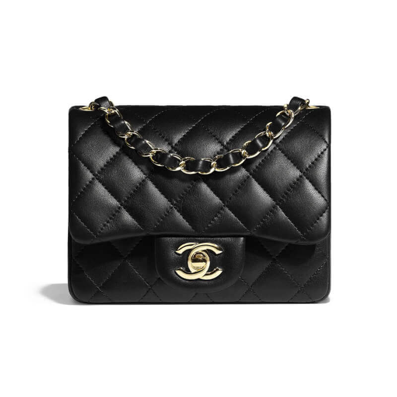 chanel mini square classic bag prices
