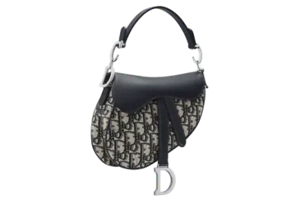Dior Saddle Mini Bag x Dior Oblique Jacquard BlueFeatured image
